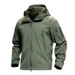 Tactical Soft Shell Waterproof Jacket – Green