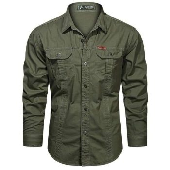 Men’s Outdoor Utility Shirt – Lightweight, Breathable & Functional (green)