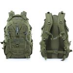 Multifunctional hiking camping brigade cycling outdoor mountaineering tactics sports bag backpack – Green