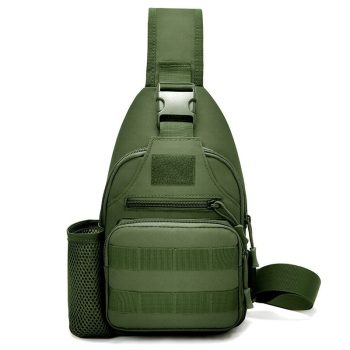 Tactical Chest Sling Bag Water Resistant – Green Color