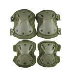 4Pcs/Set Sports Knee and Elbow Pads, Protective Pad Outdoor Sport Safety Gear, Adjustable Straps