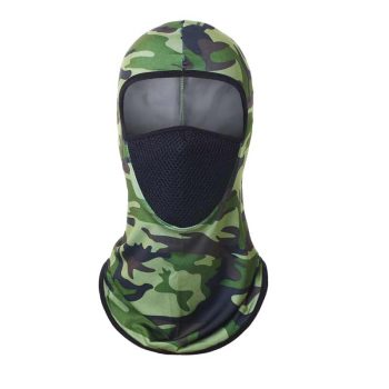 Generic Windproof Dustproof Full Face Mask Balaclava Liner For Cycling Motorcycle Outdoor Sports Black – Woodland Camo
