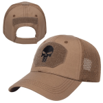 New Mesh Punisher Baseball Caps – Dark Brown