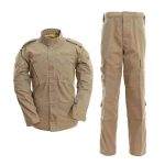 ACU Series Uniform Tactical Suit Shirt and Pants Camping, Hiking Wear [brown]